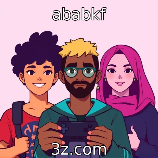 Aumento da diversidade em personagens de jogos - ababkf